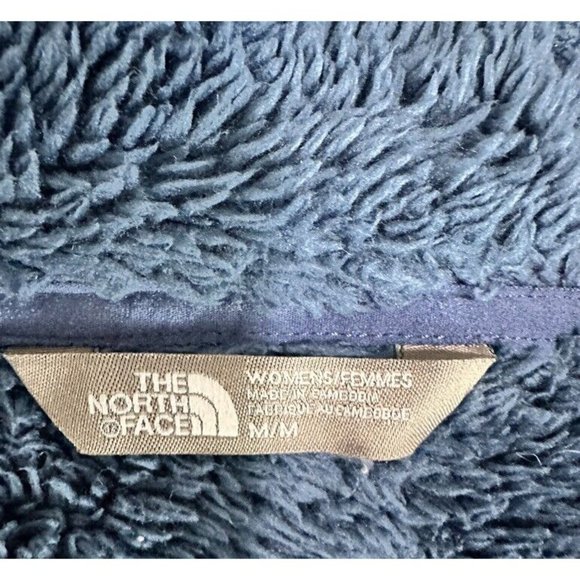 The North Face Womens Size M Zermatt Full Zip in Blue Hooded Wool Blend - Picture 9 of 11